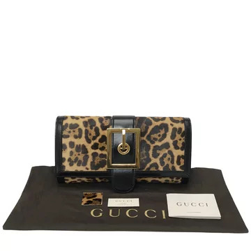 Clutch Gucci Lady Buckle Leopard
