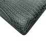 Porta-Ipad Burberry Couro Croco Verde