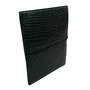 Porta-Ipad Burberry Couro Croco Verde