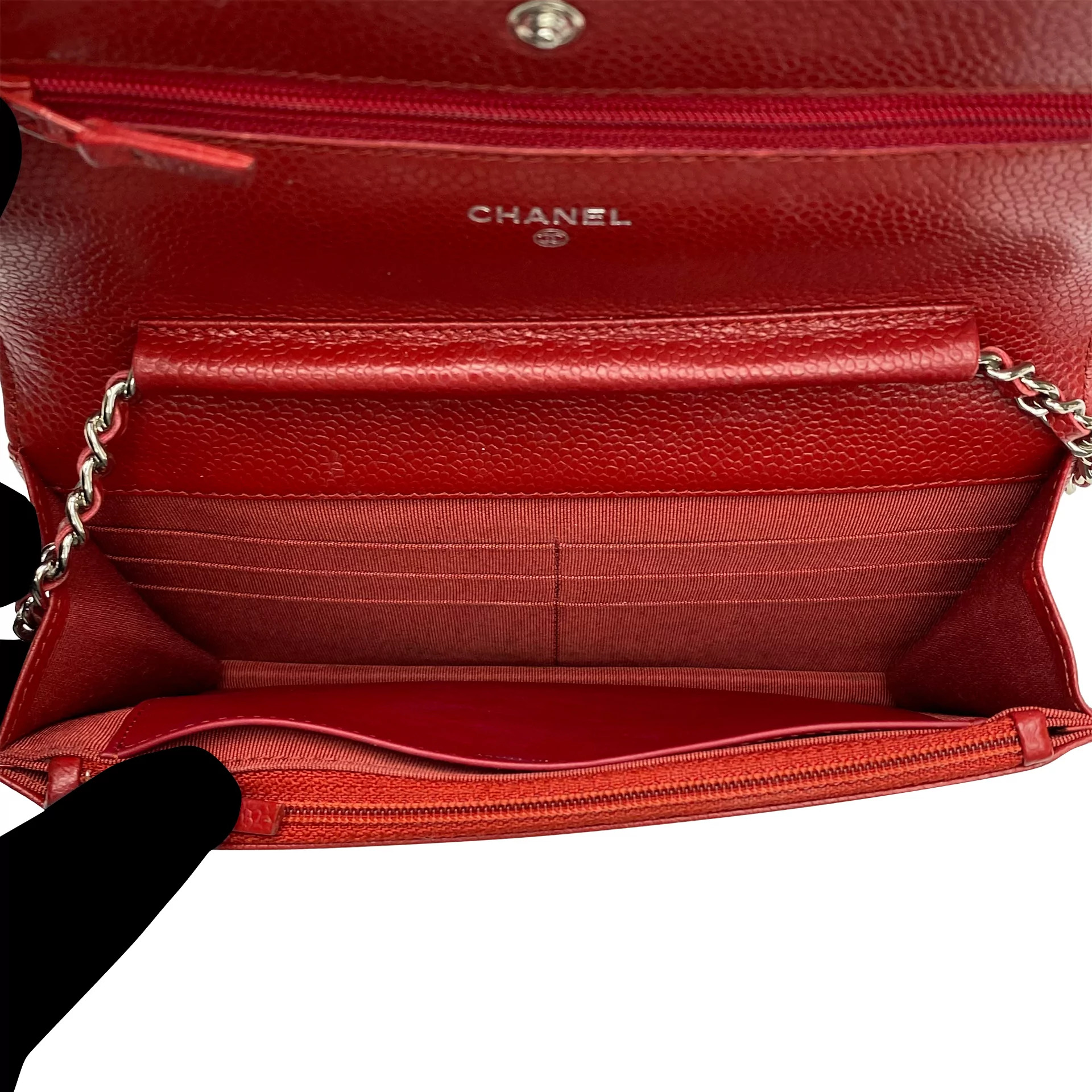 Bolsa Chanel Woc Vermelha