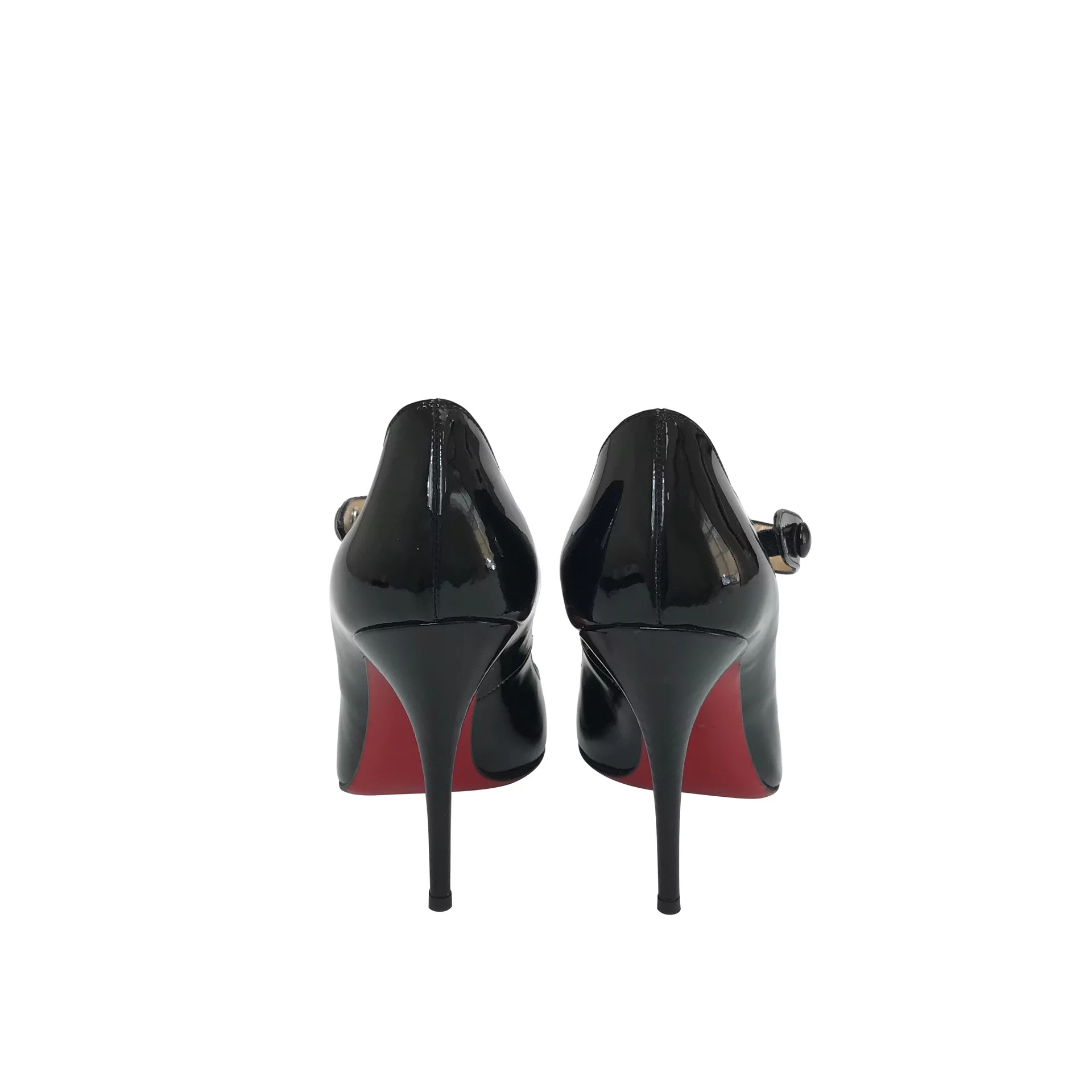 Sapato Christian Louboutin Preto Verniz 