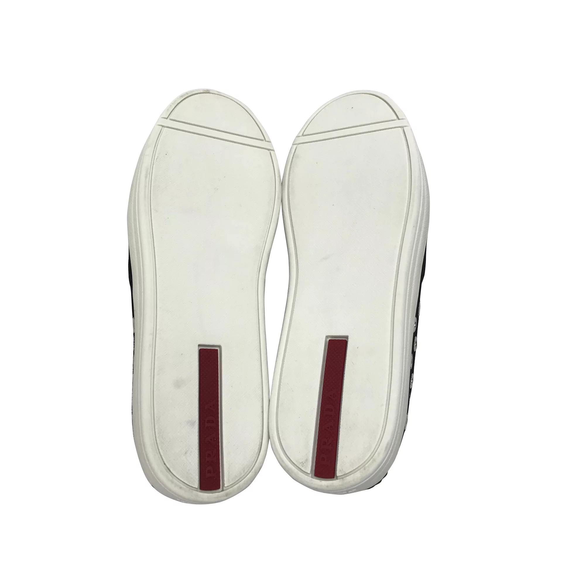 Tênis Prada Slip On Prata