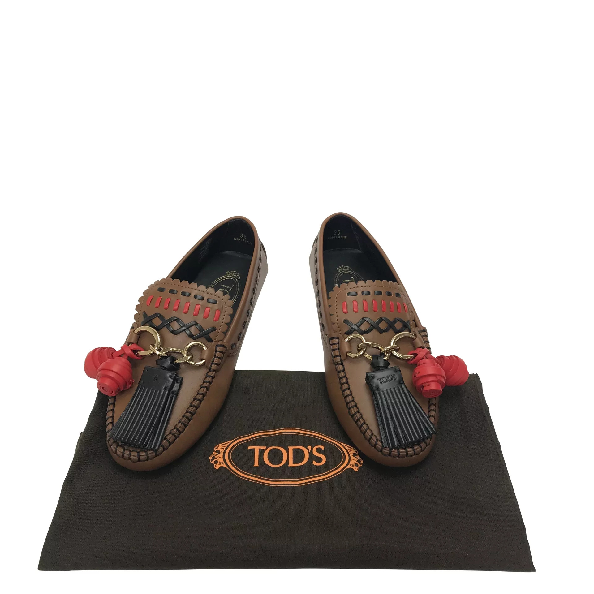 Mocassim Tod's Couro Caramelo