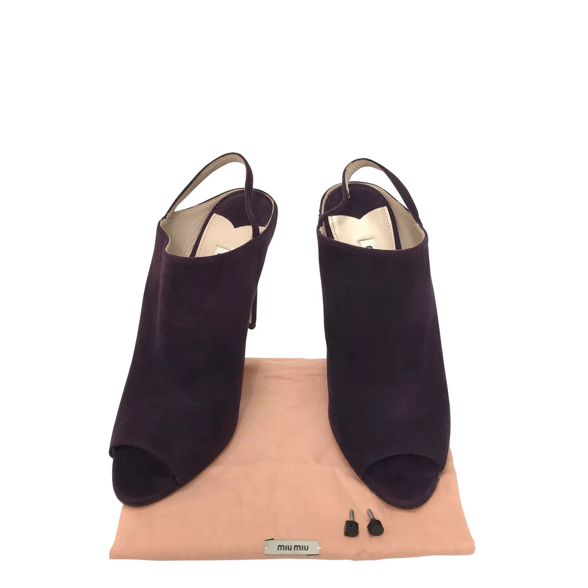 Sapato Miu Miu Camurça Roxo 