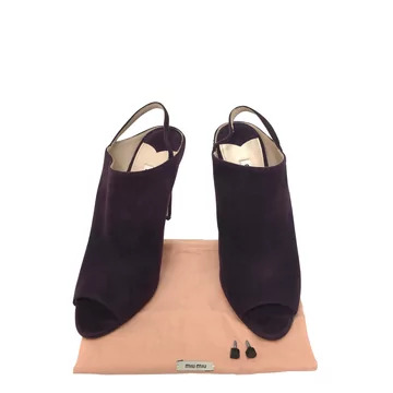 Sapato Miu Miu Camurça Roxo