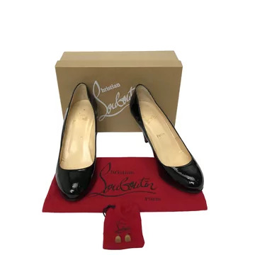 Sapato Christian Louboutin Ron Ron 85 Preto