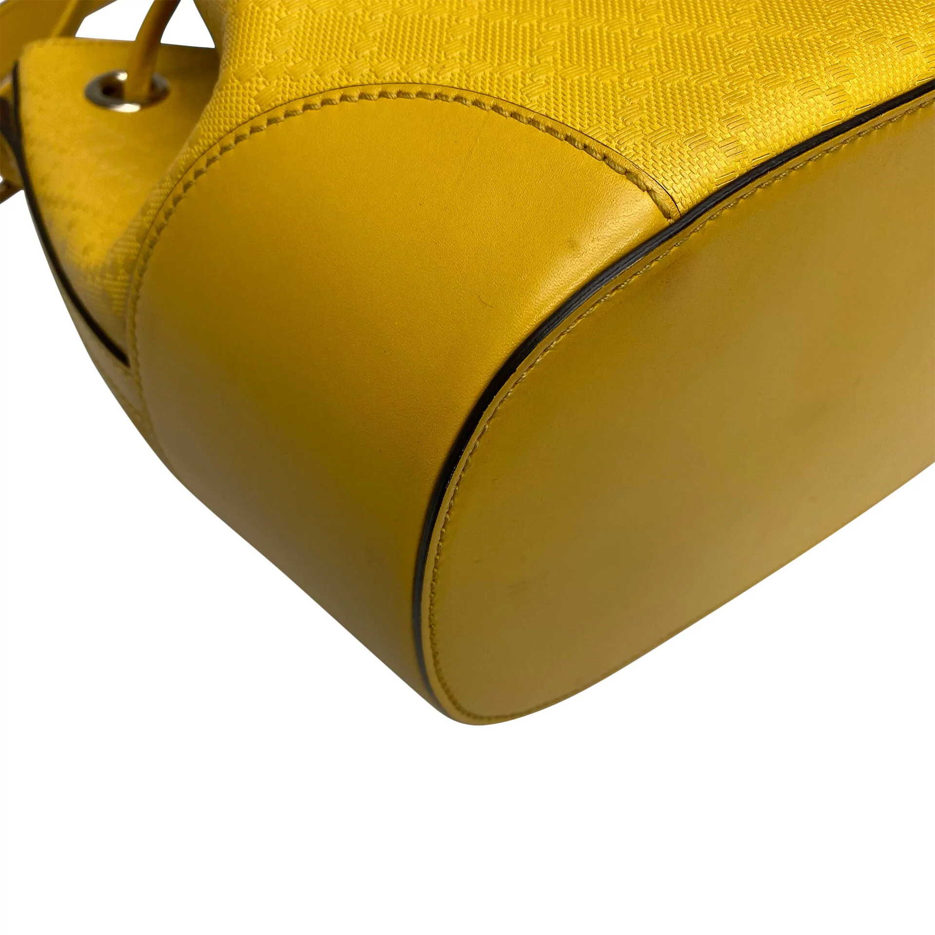 Bolsa Gucci Bucket Diamante Amarela