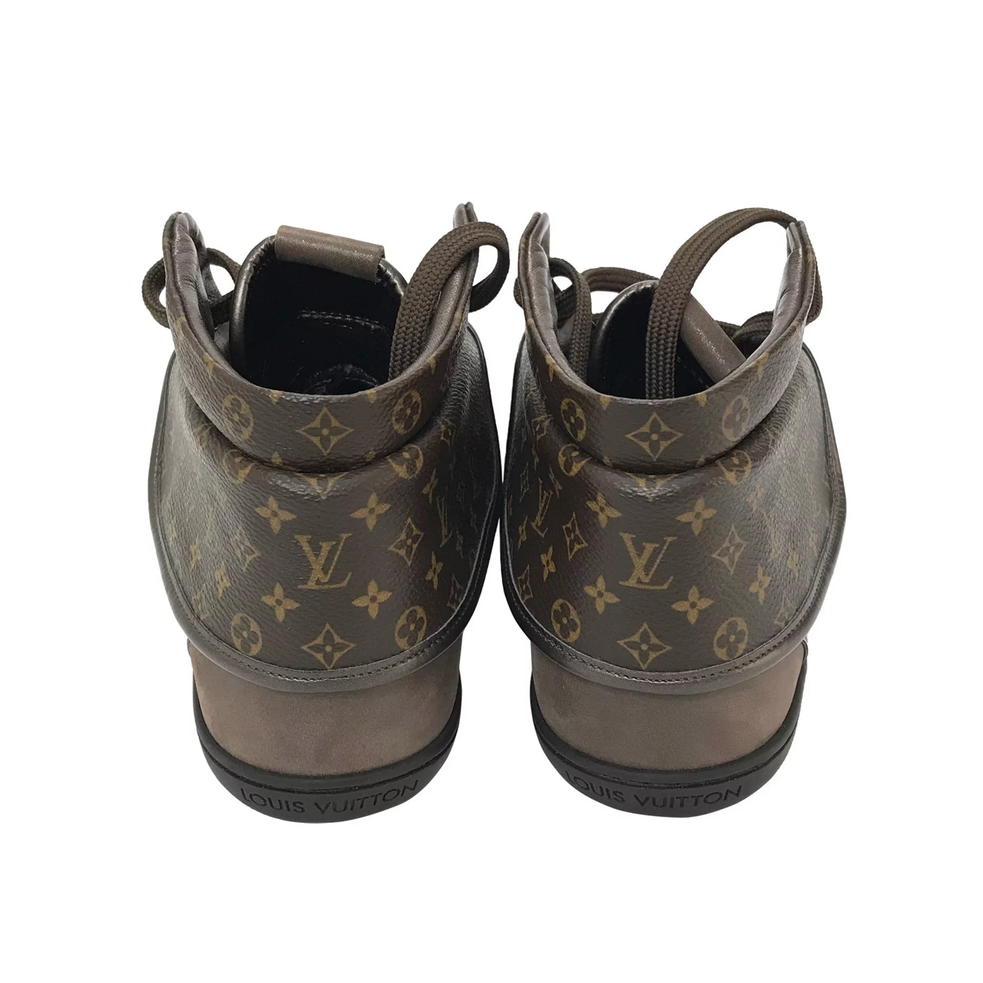 Sneakers Louis Vuitton Couro Marrom