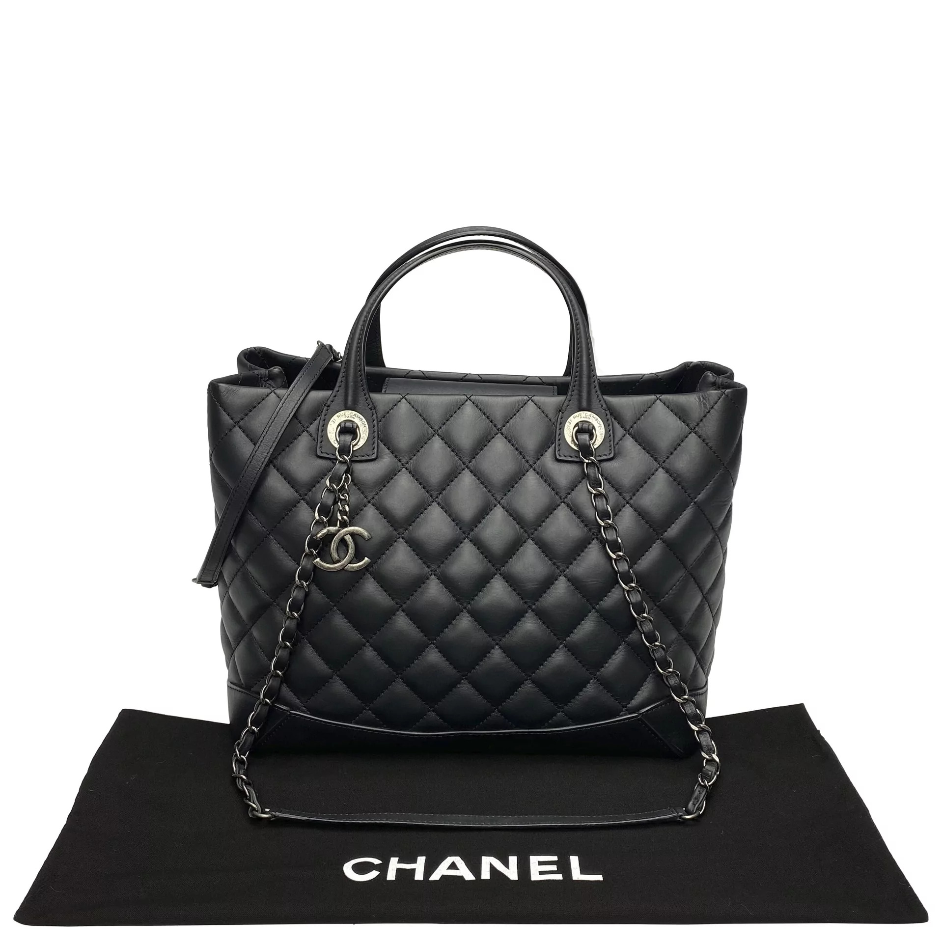 Bolsa Chanel Easy Shopping Preta