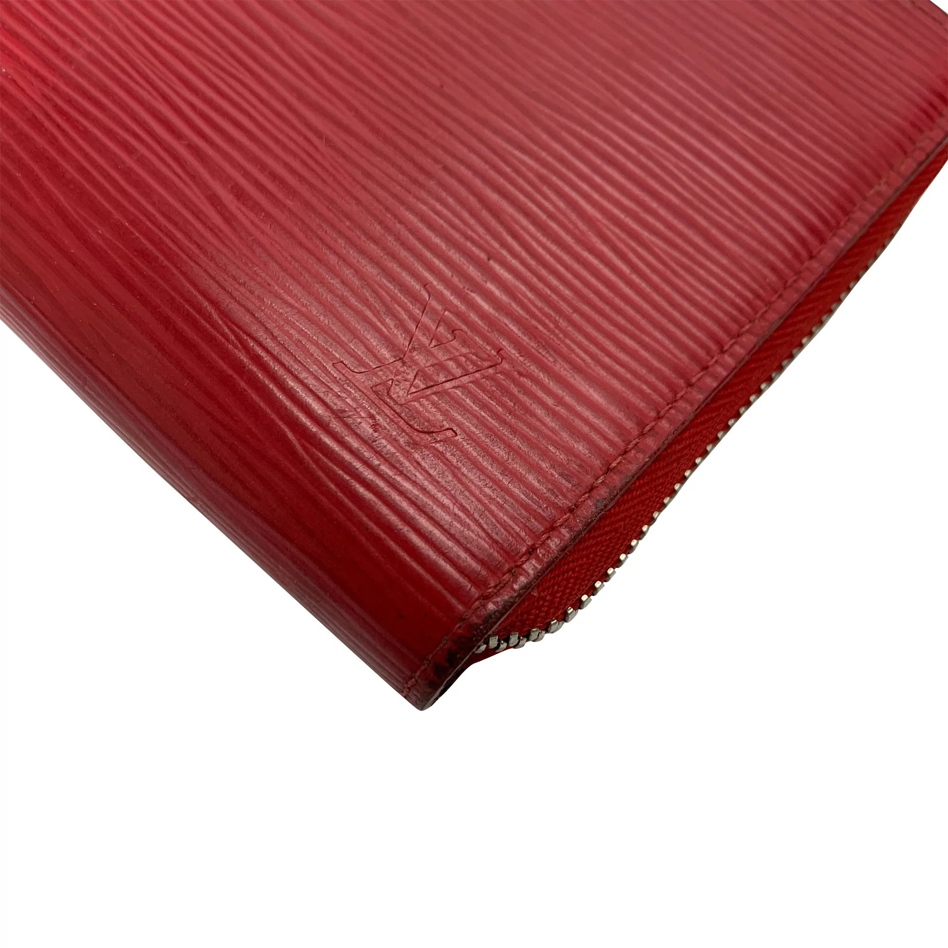 Carteira Louis Vuitton Couro Epi Vermelha 