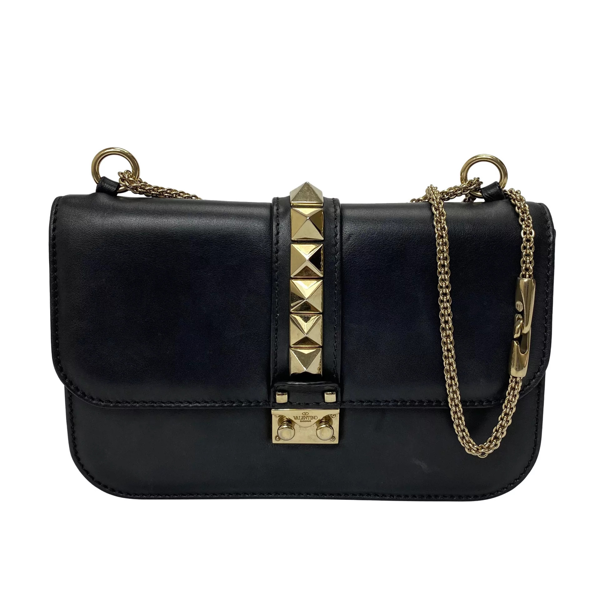 Bolsa Valentino Glam Lock Preta