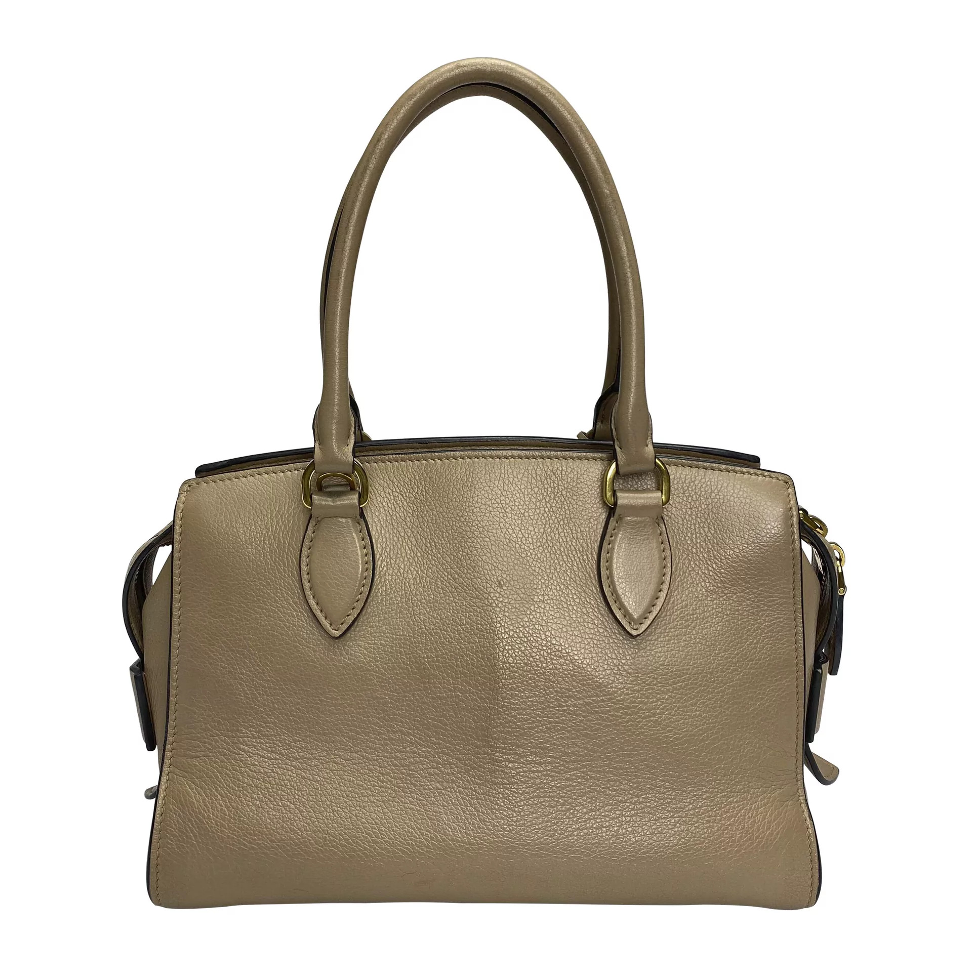Bolsa Prada Couro Bege