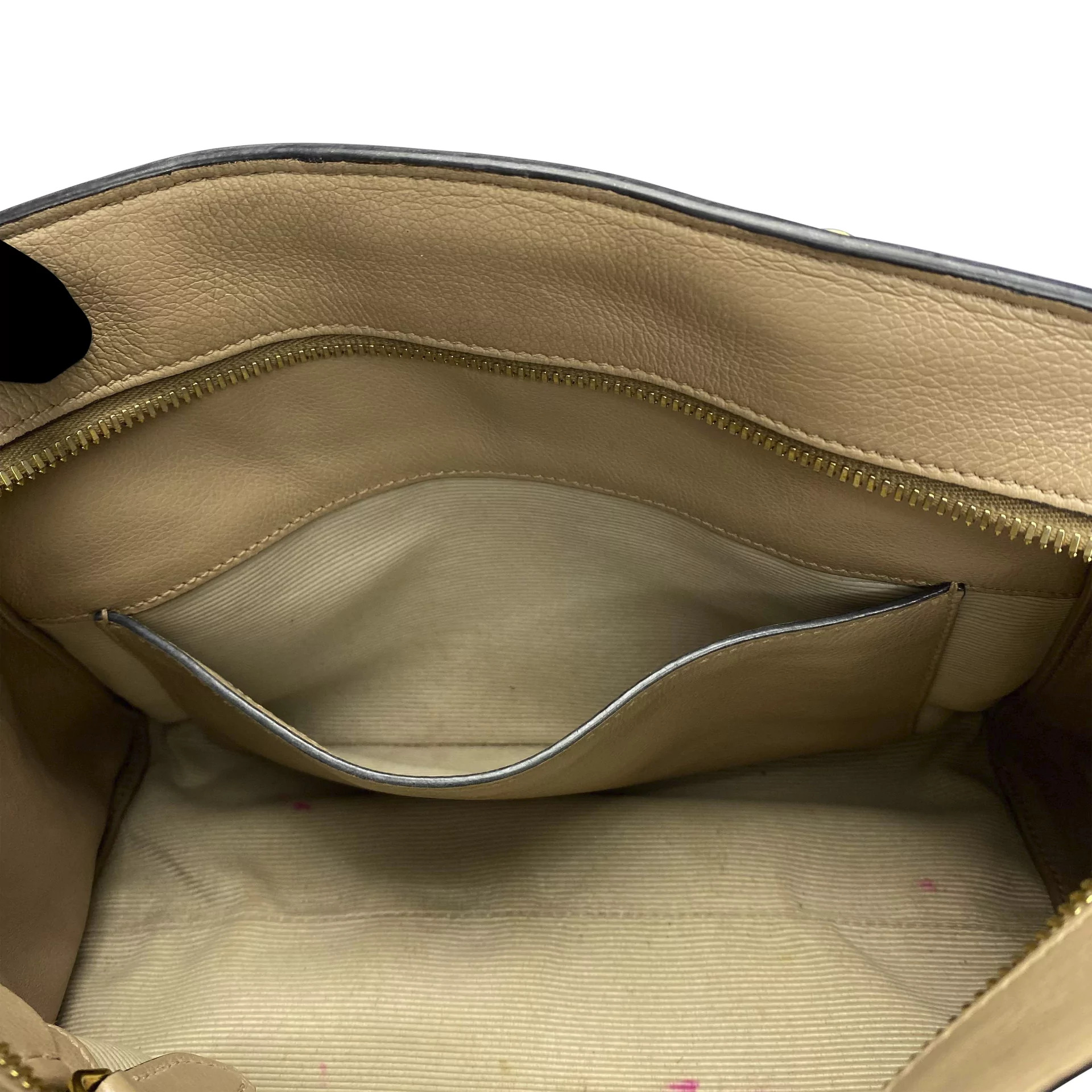 Bolsa Prada Couro Bege