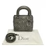 Bolsa Christian Dior Mini Lady Dior Metalizada