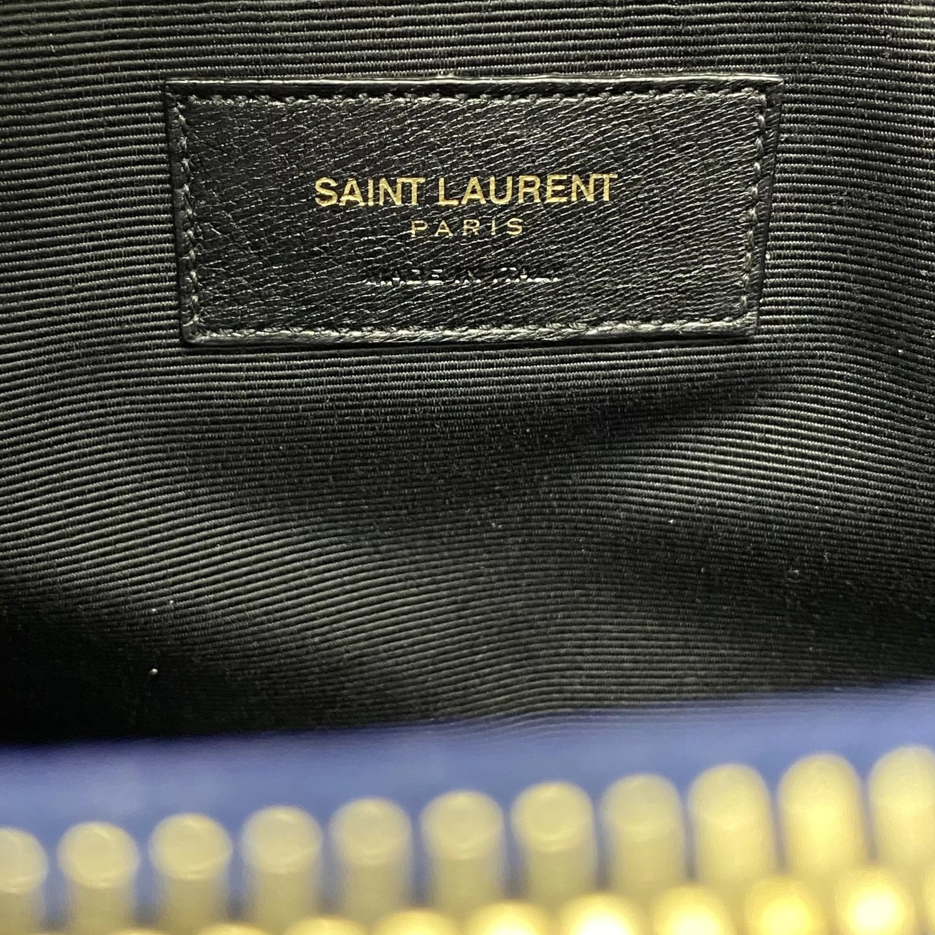 Bolsa Saint Laurent Shopping Azul