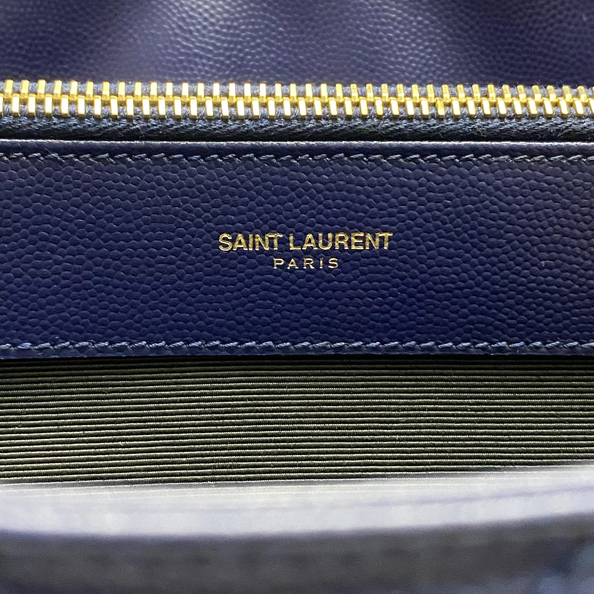 Bolsa Saint Laurent Shopping Azul