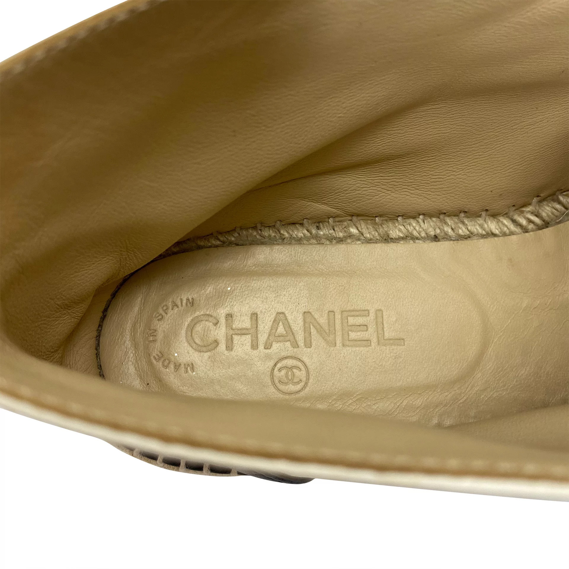 Bota Chanel Bicolor