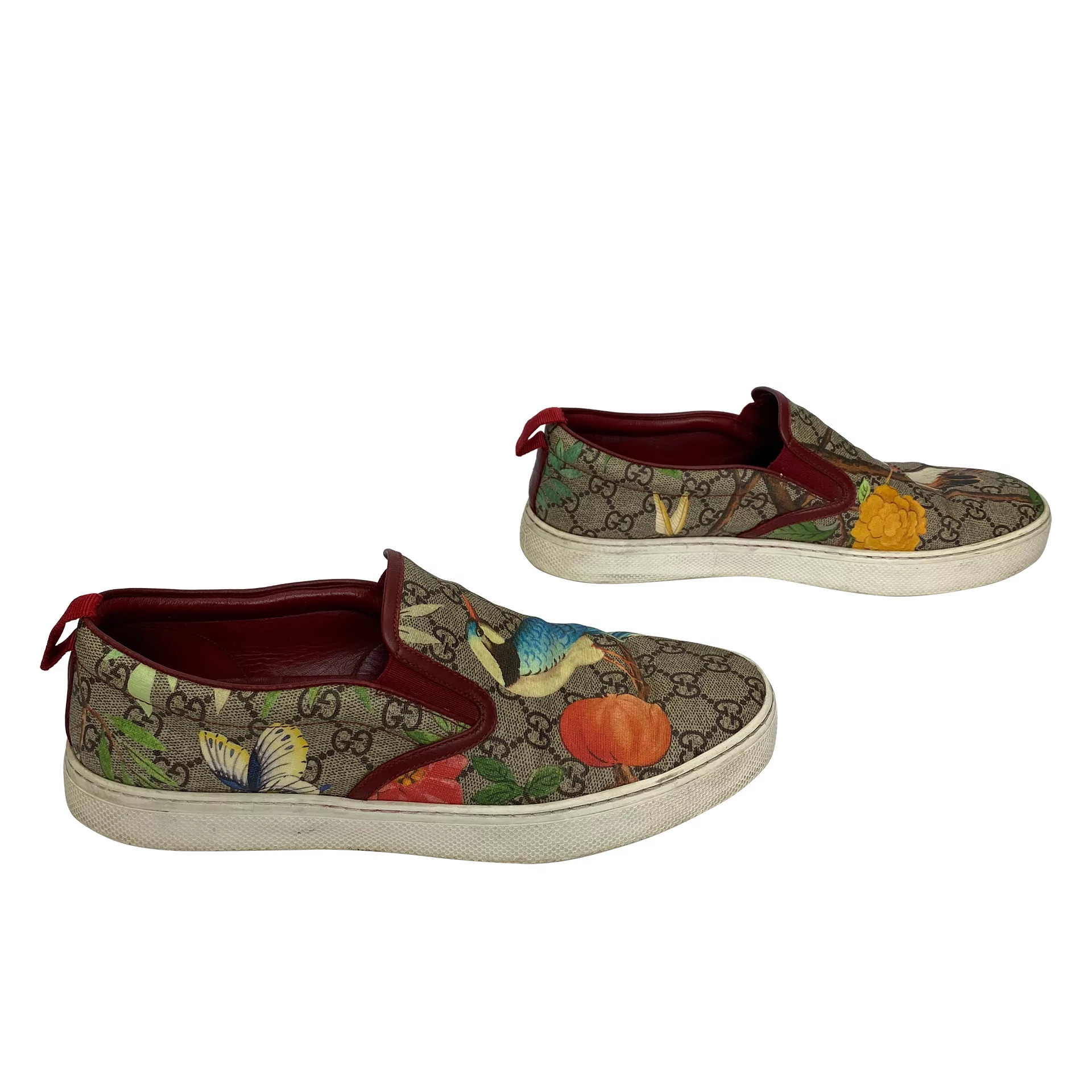 Tênis Gucci Tian Bird Slip On 