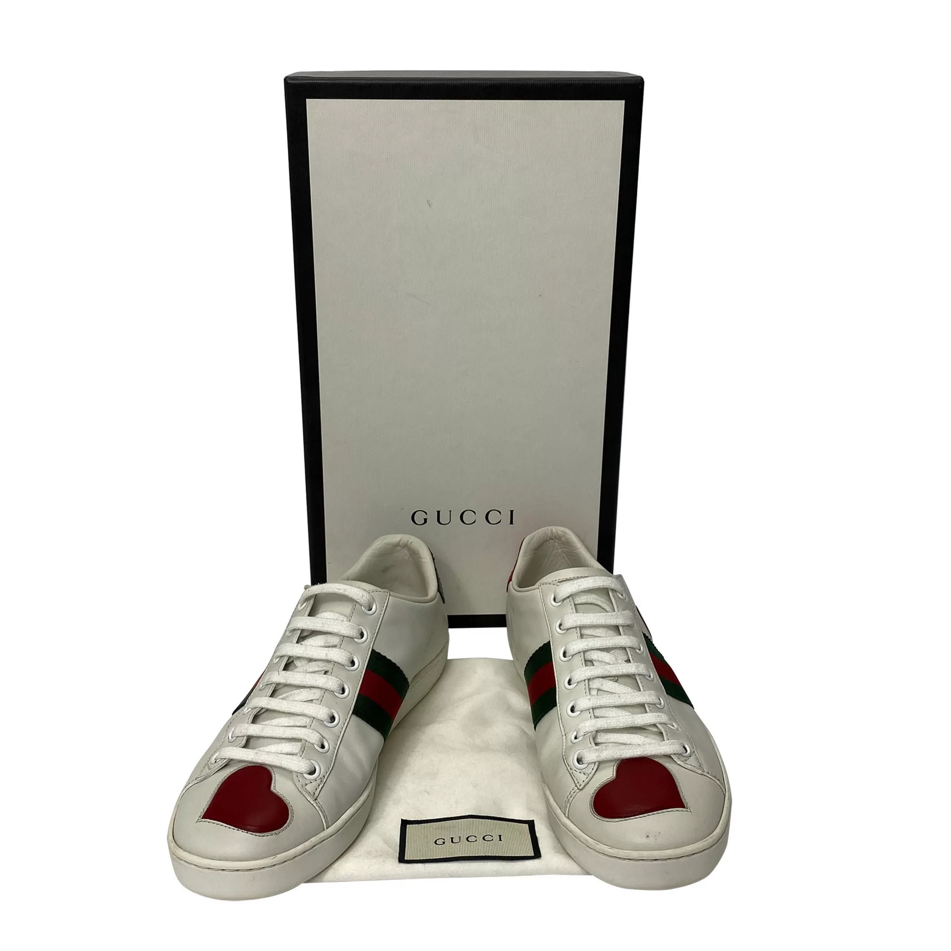 Tênis Gucci Ace Heart 