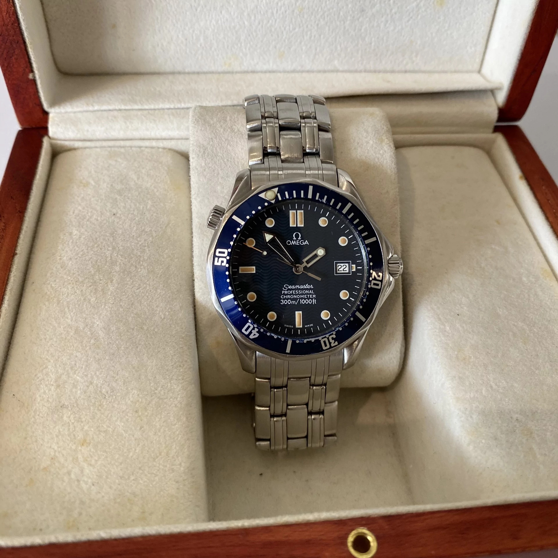 Relógio Omega Seamaster Diver 300M Co-Axial 41 mm