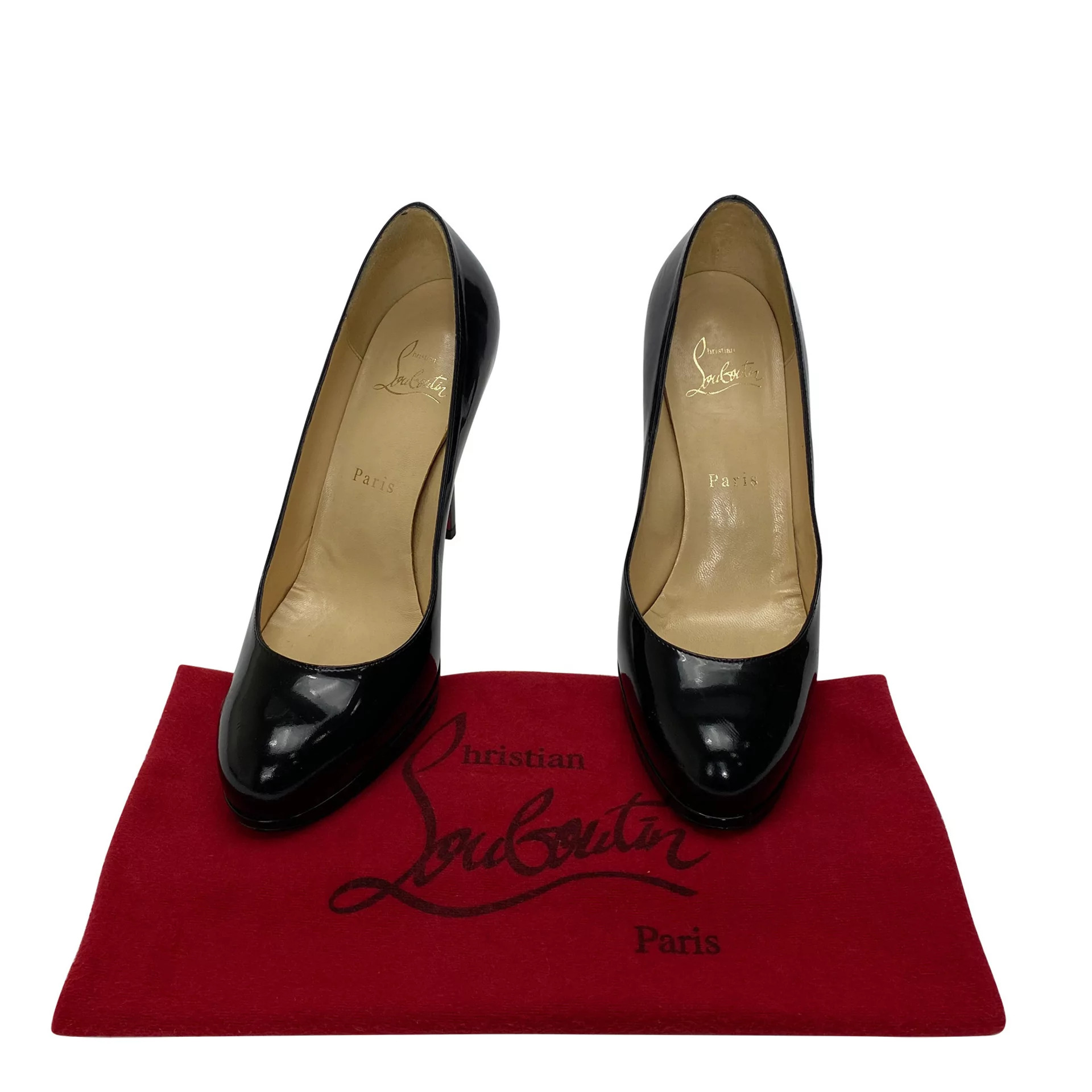 Sapato Christian Louboutin New Simple Pump 120 Preto