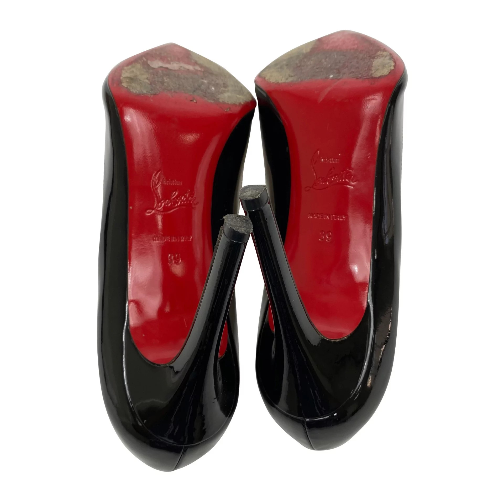 Sapato Christian Louboutin Pigalle 100 Preto