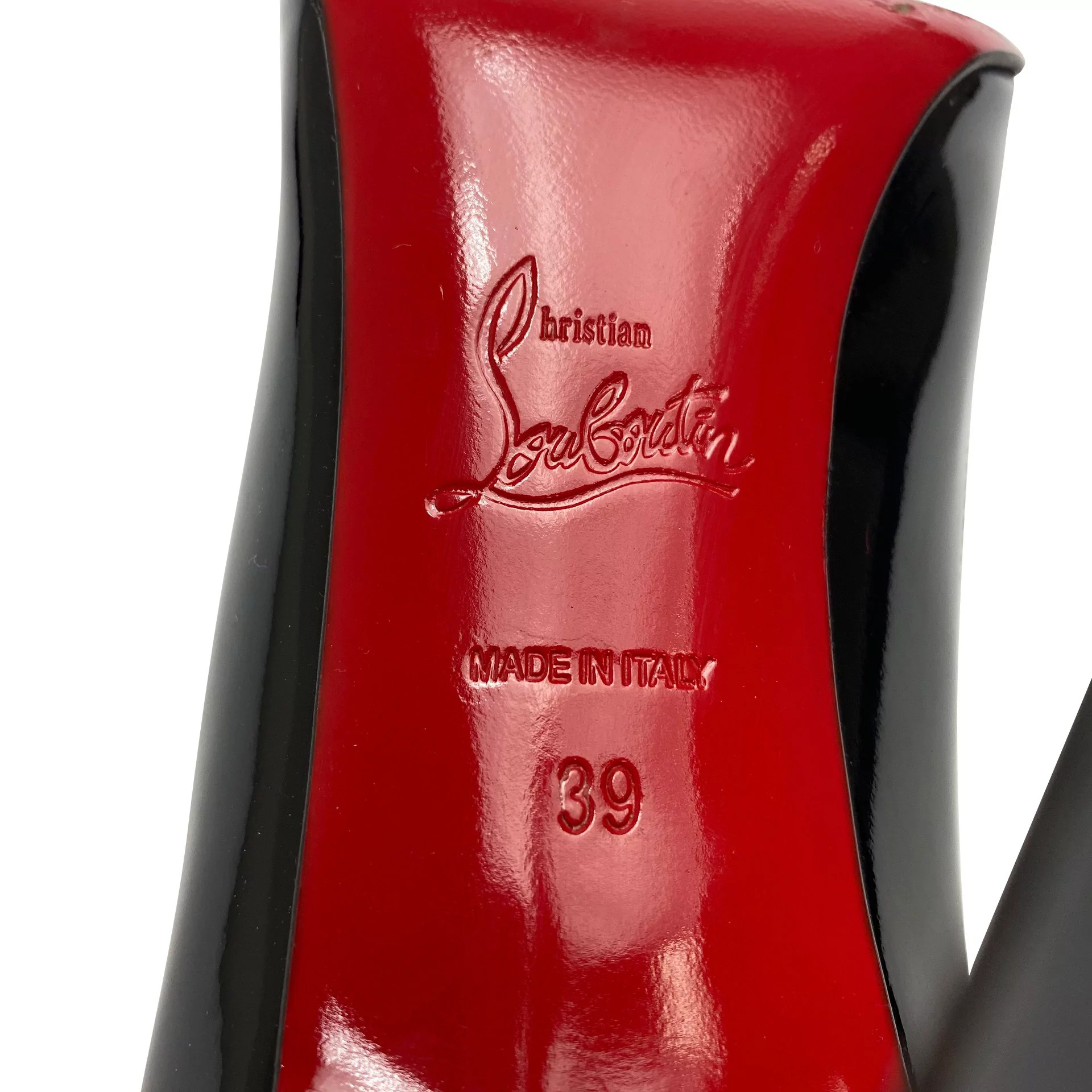 Sapato Christian Louboutin Pigalle 100 Preto