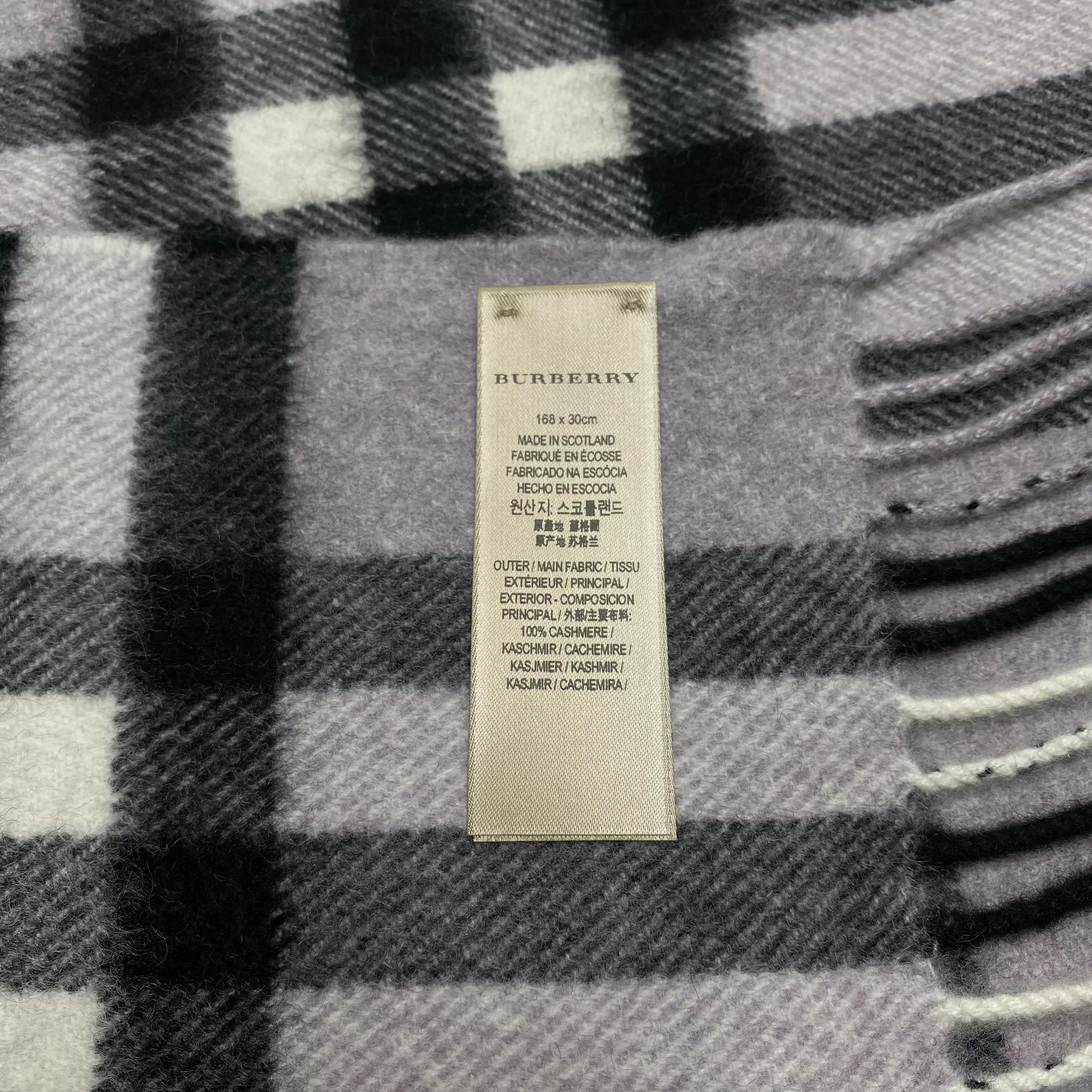 Cachecol Burberry 100% Cashmere