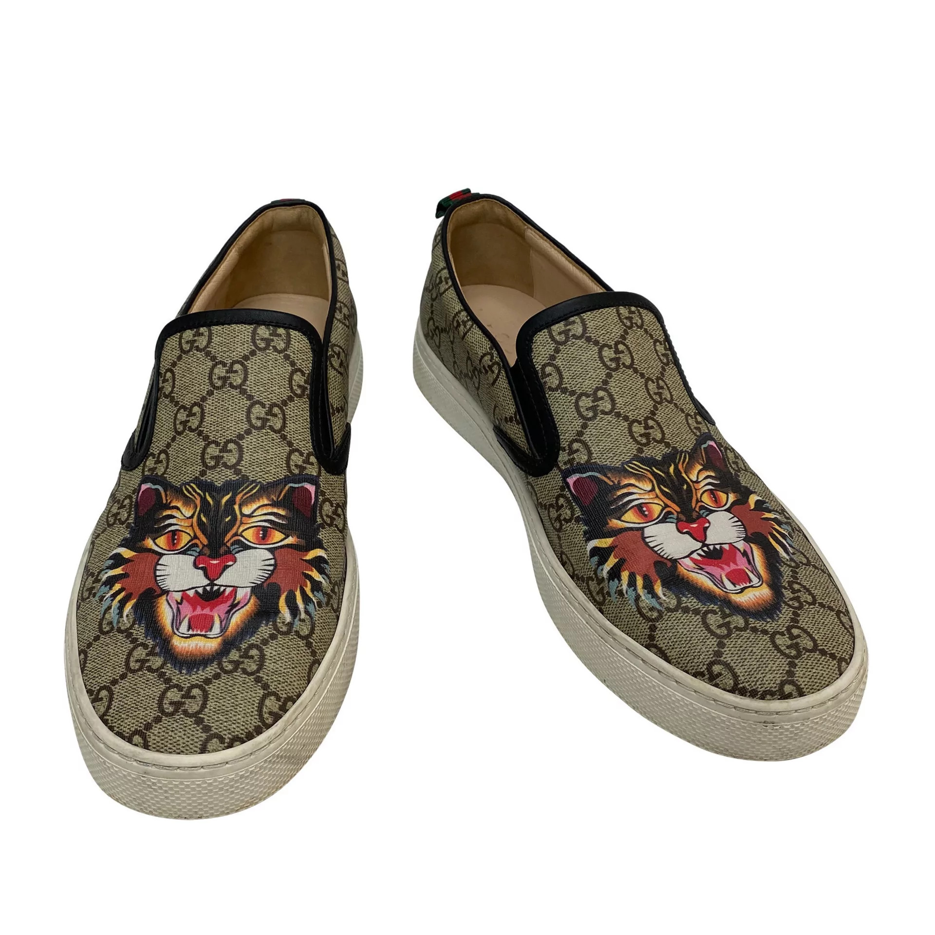 Slipper Gucci Canvas Tigre