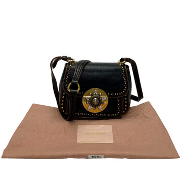 Bolsa Miu Miu Couro Preto