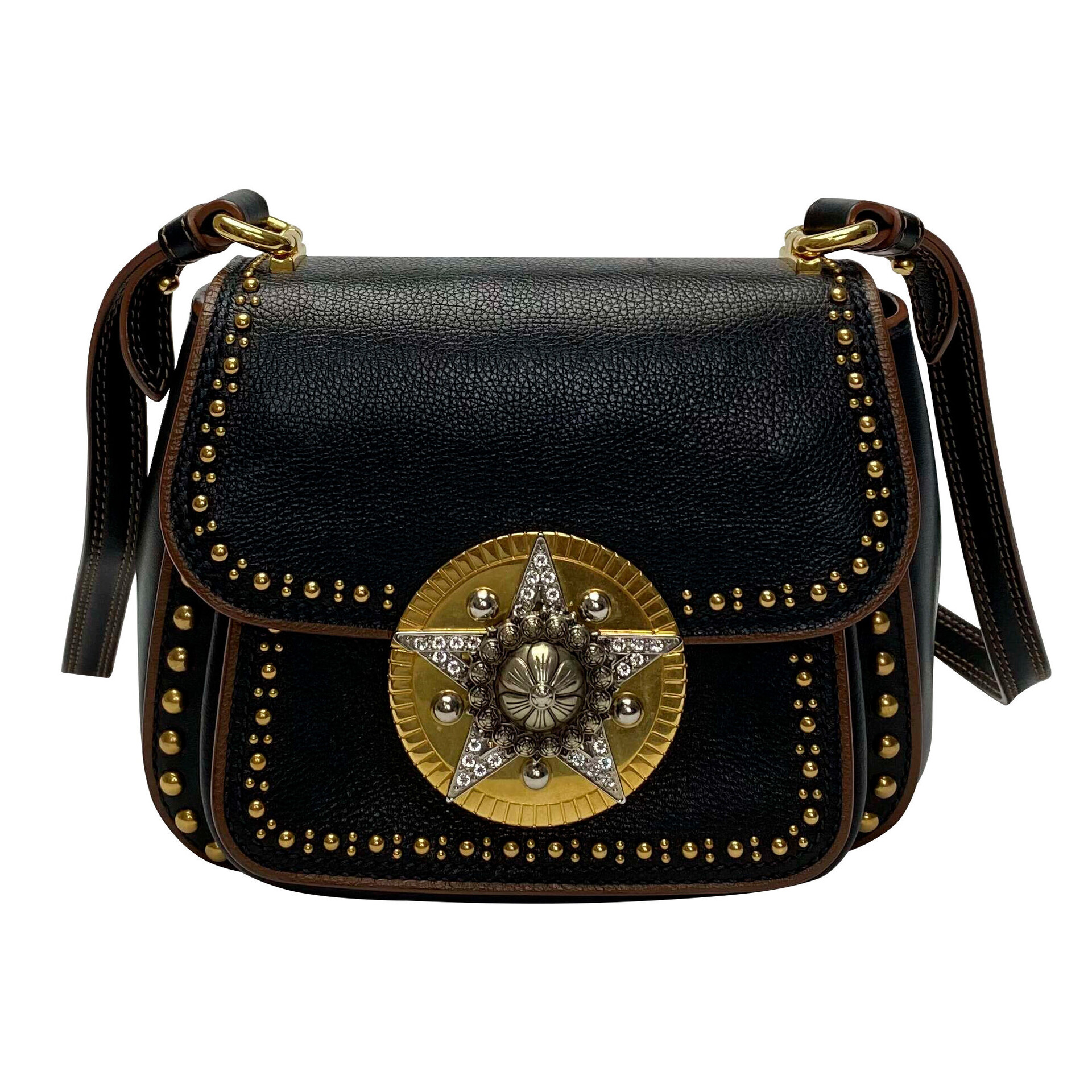 Bolsa Miu Miu Couro Preto