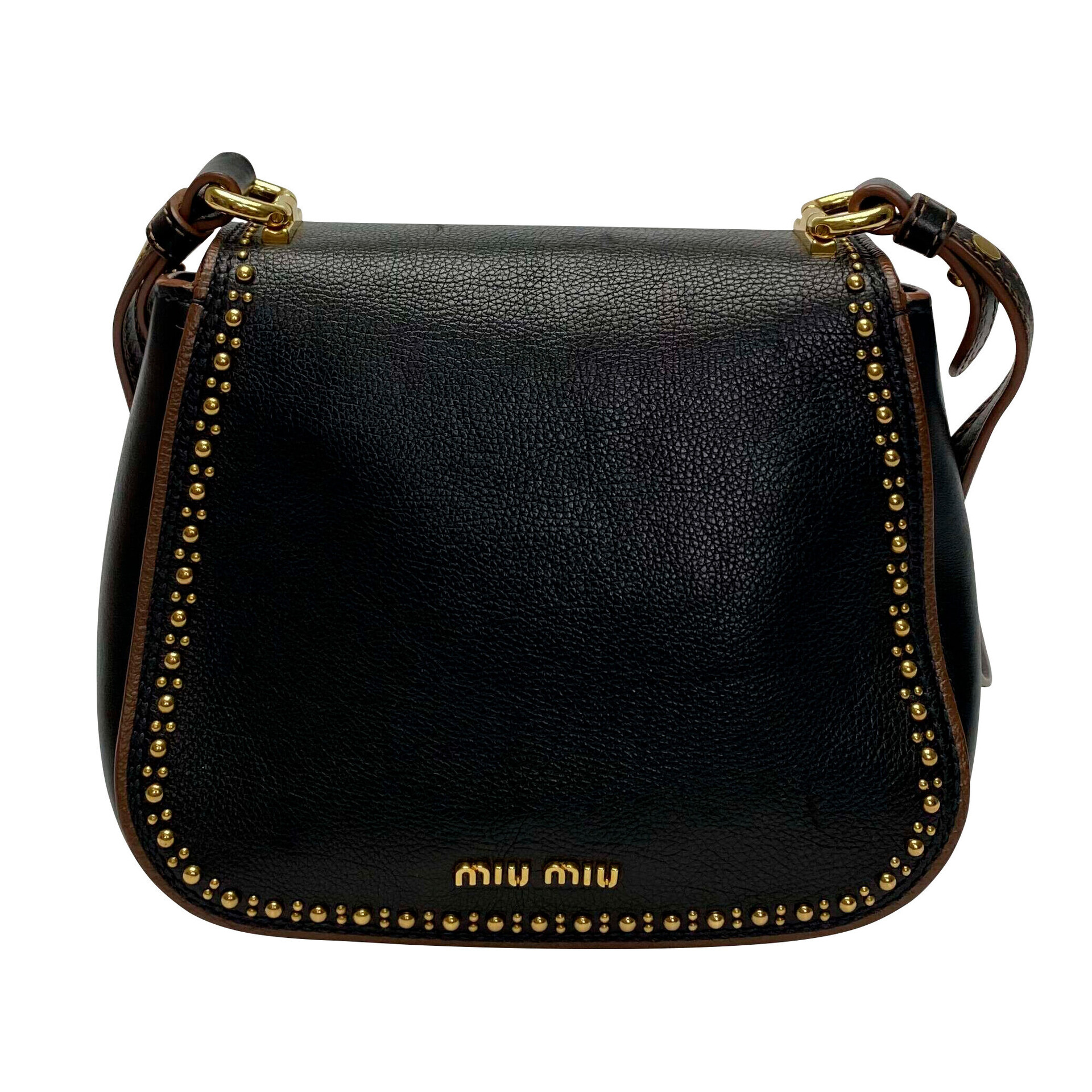 Bolsa Miu Miu Couro Preto