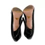 Peep Toe Prada Verniz Preto