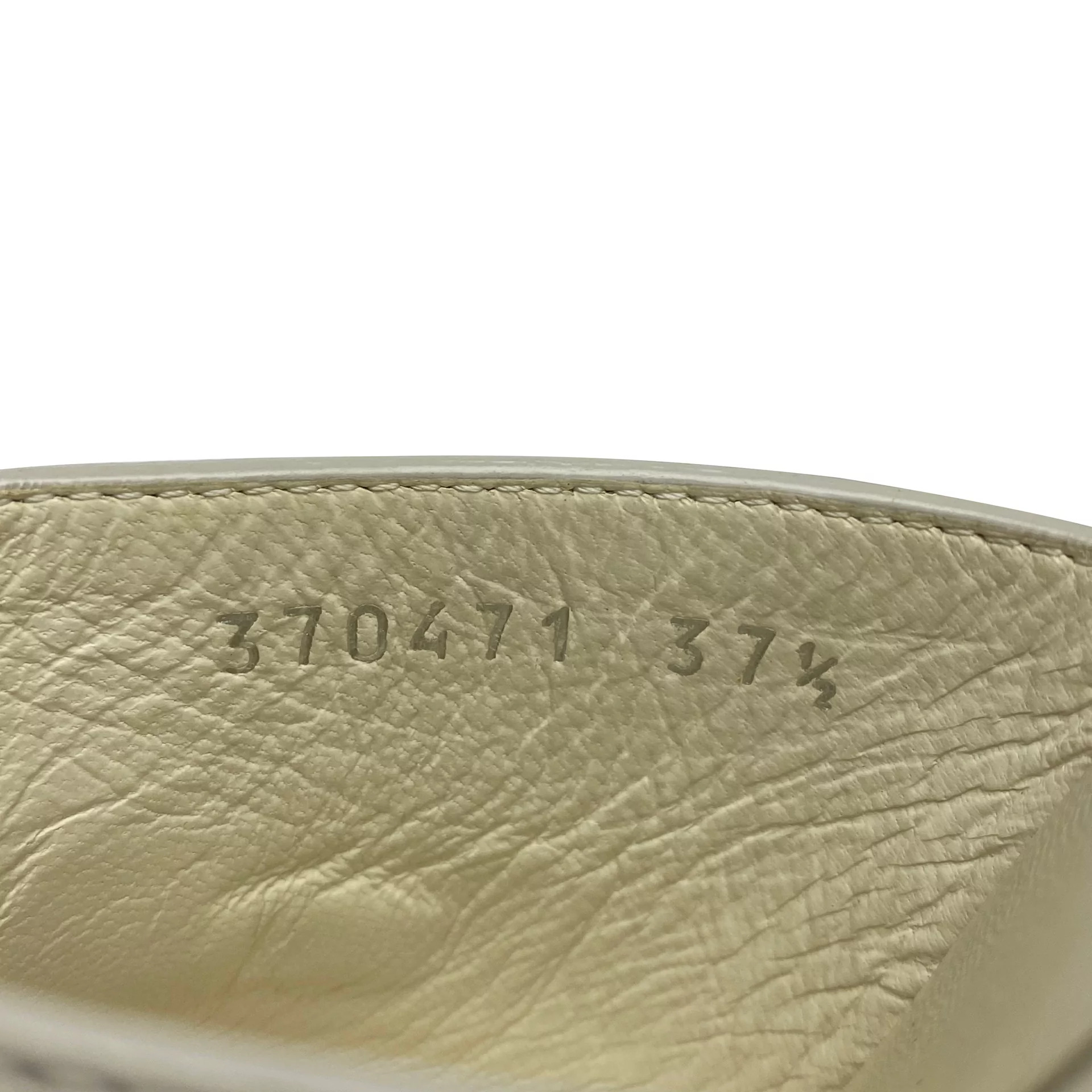 Tamanco Gucci Couro Off White
