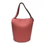 Bolsa Burberry Bucket Couro Rosa