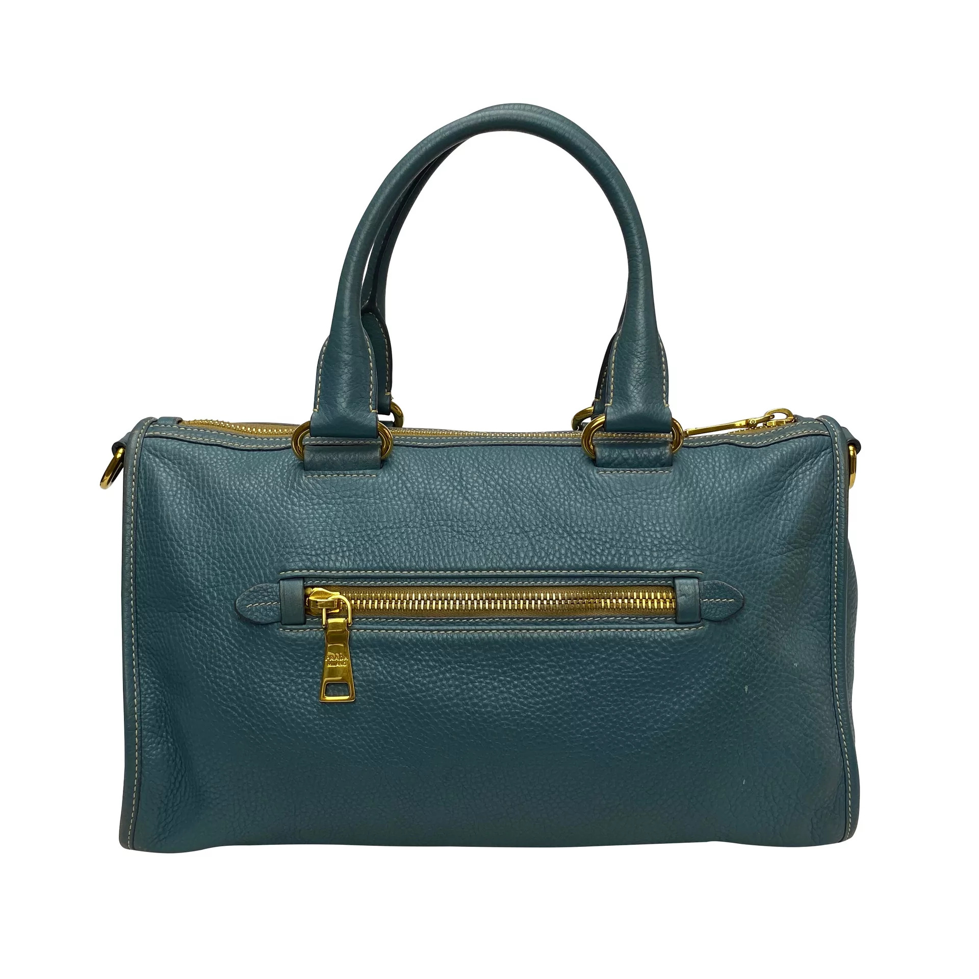 Bolsa Prada Couro Azul