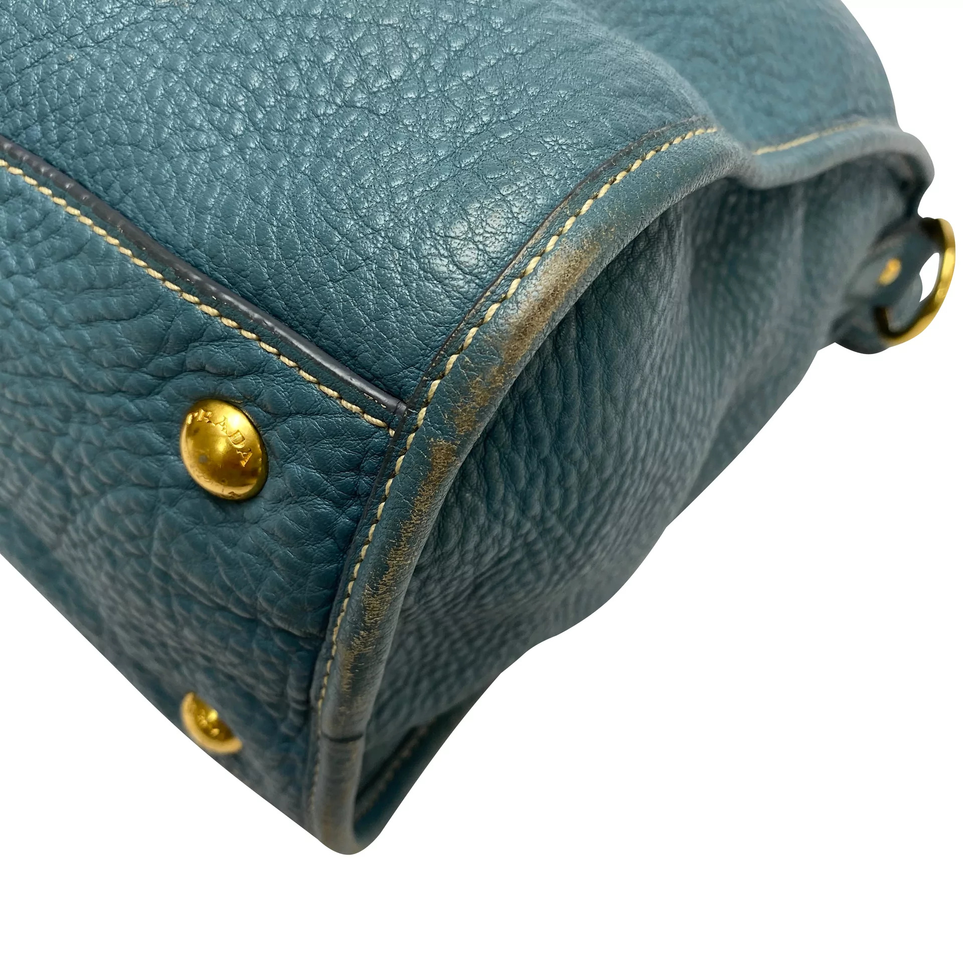 Bolsa Prada Couro Azul