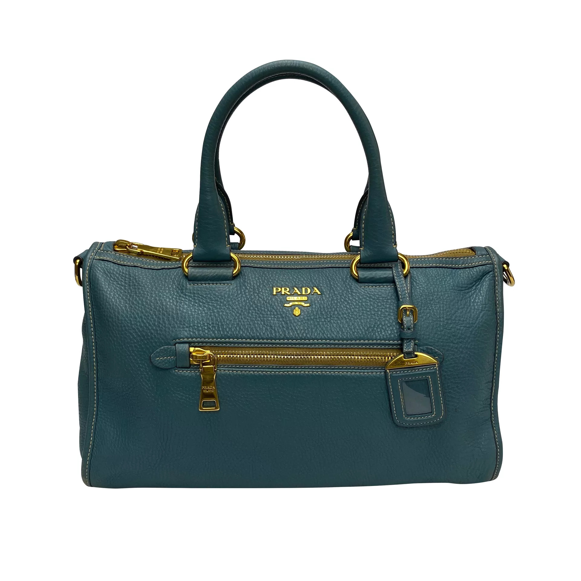 Bolsa Prada Couro Azul