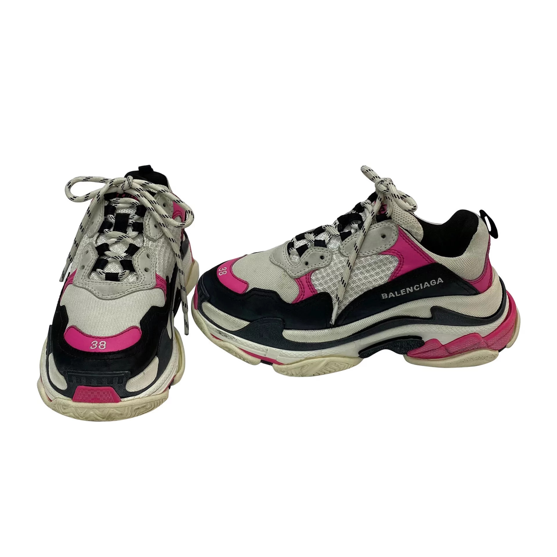 Tênis Balenciaga Triple S Rosa