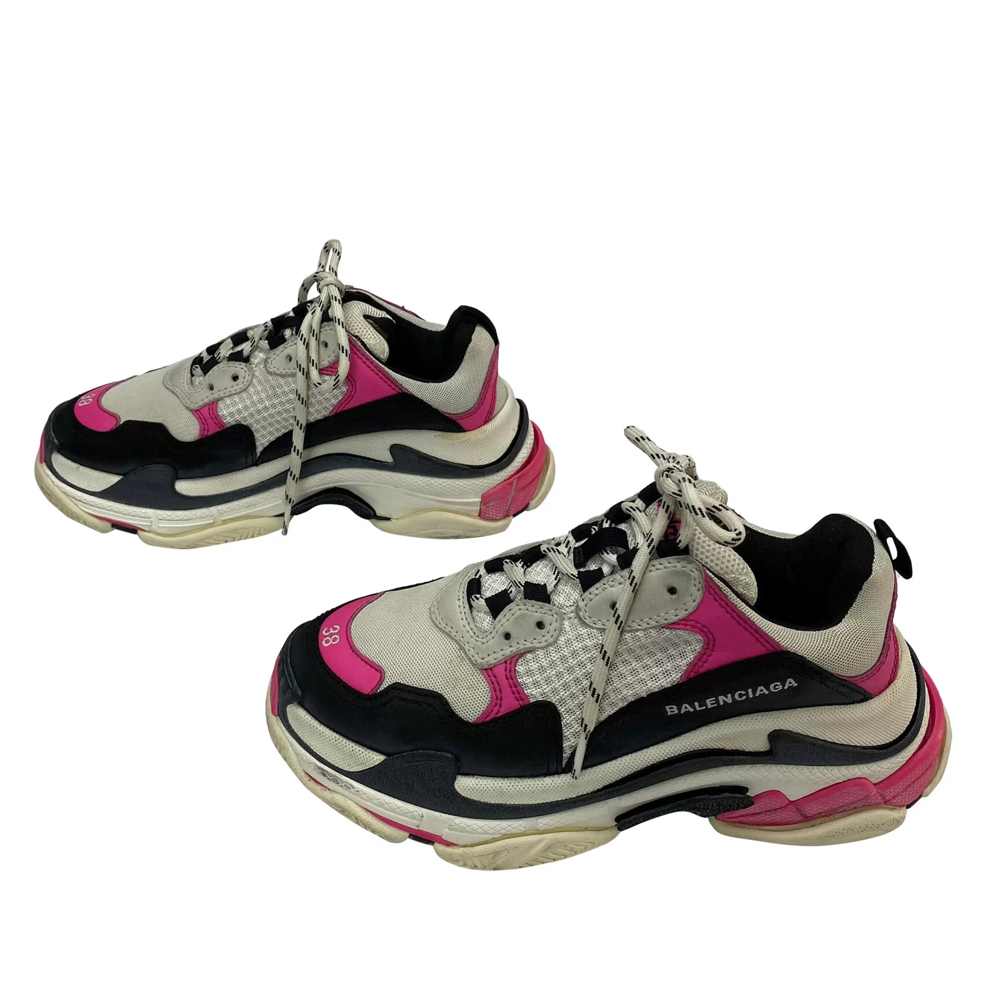 Tênis Balenciaga Triple S Rosa