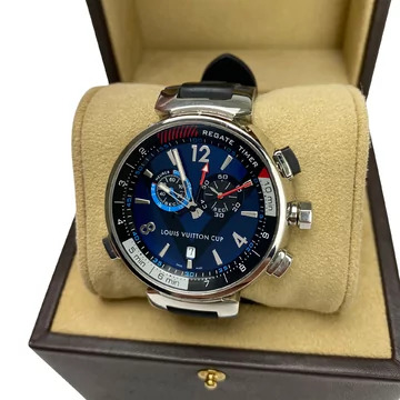 Relógio Louis Vuitton Tambour Regatta Cronograph Navy 44