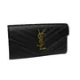 Carteira Saint Laurent Couro Preto