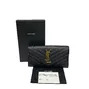 Carteira Saint Laurent Couro Preto