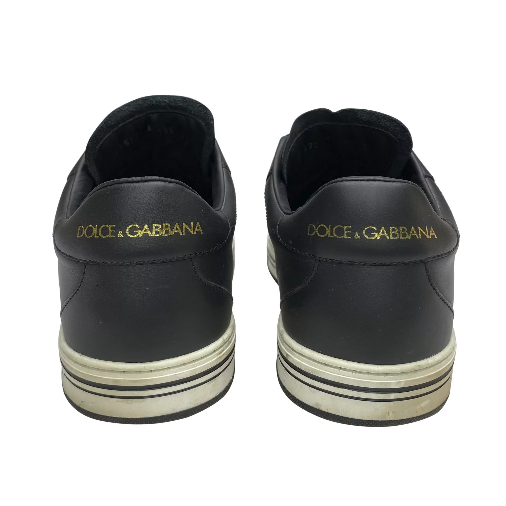 Tênis Dolce & Gabbana Rome Couro Preto