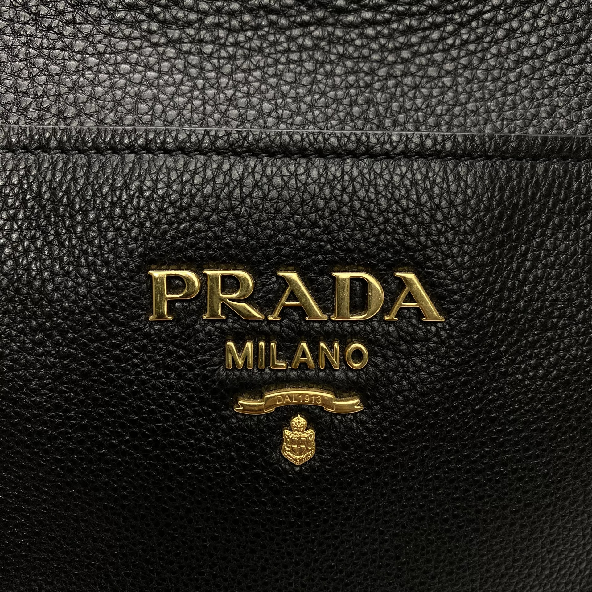 Bolsa Prada Couro Preta