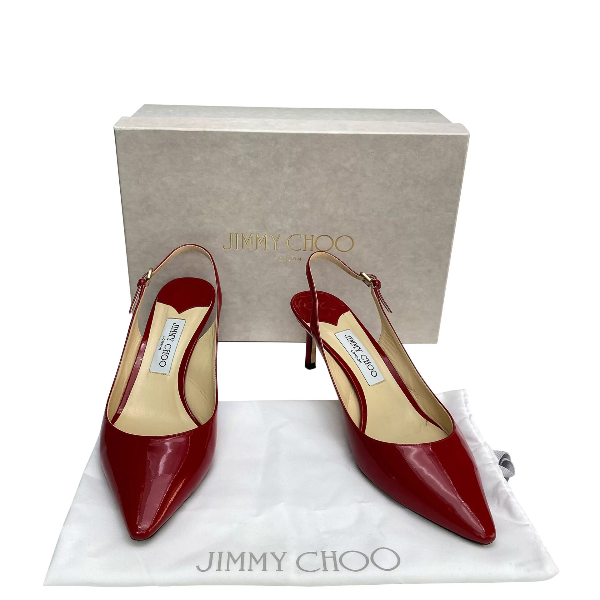 Sapato Jimmy Choo Verniz Vermelho