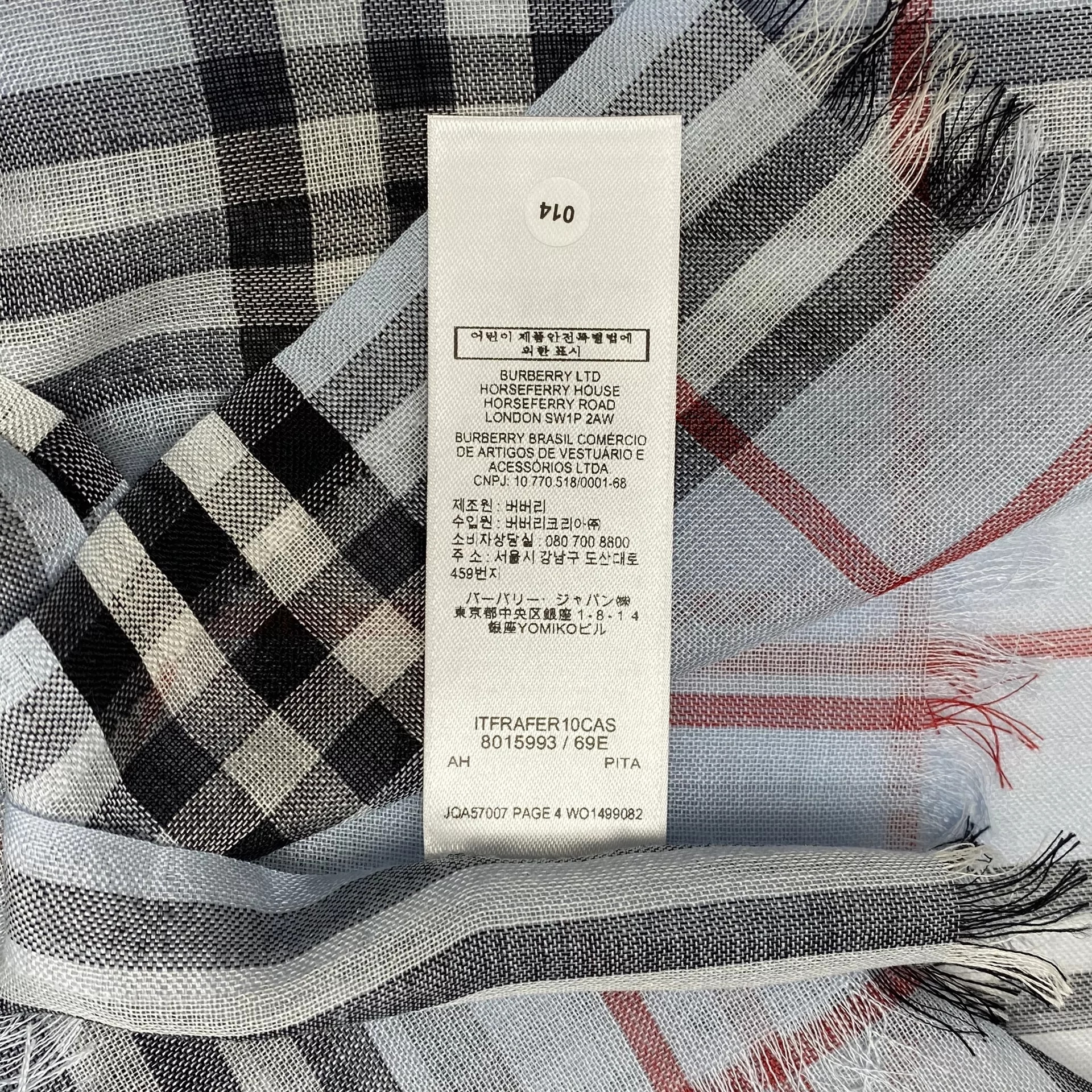 Pashmina Burberry