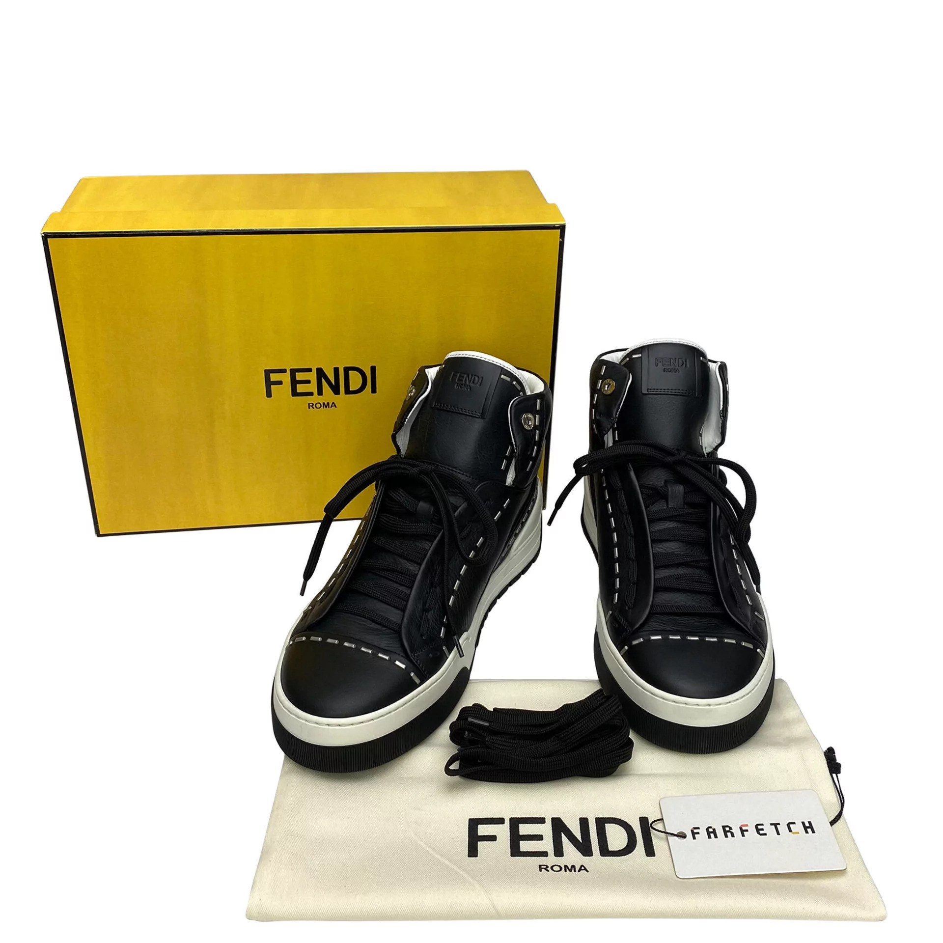 Sneackers Fendi Stitch High-Top