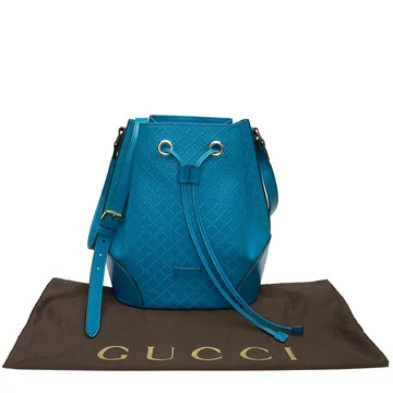 Bolsa Gucci Bucket Diamante Azul