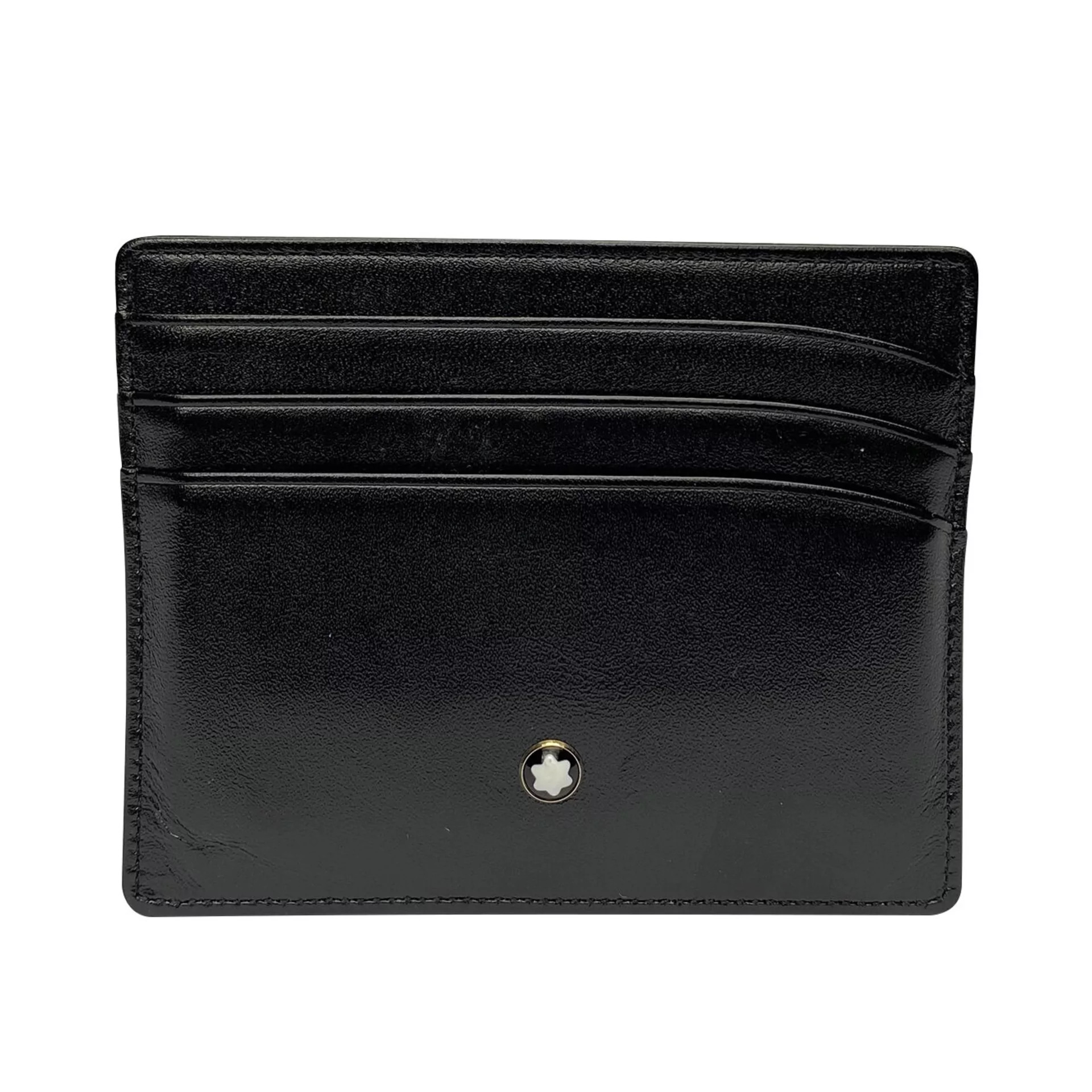 Porta Cartão Montblanc Couro Preto